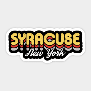 Retro Syracuse Sticker